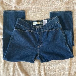GAP dark wash hip hugger jeans